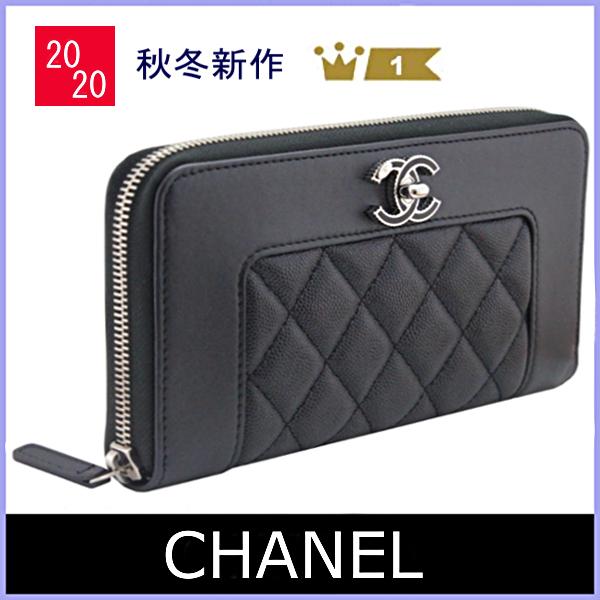 シャネル Chanel 財布 秋冬 新作 レディース 長財布 黒 ブラック A Chanel 396 ブランド バッグ 財布 Model 通販 Yahoo ショッピング