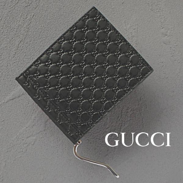グッチシマ グッチ GUCCI 財布 メンズ マネークリップ 新品 黒 グッチシマ グッチ GUCCI 財布 メンズ マネークリップ 新品 黒