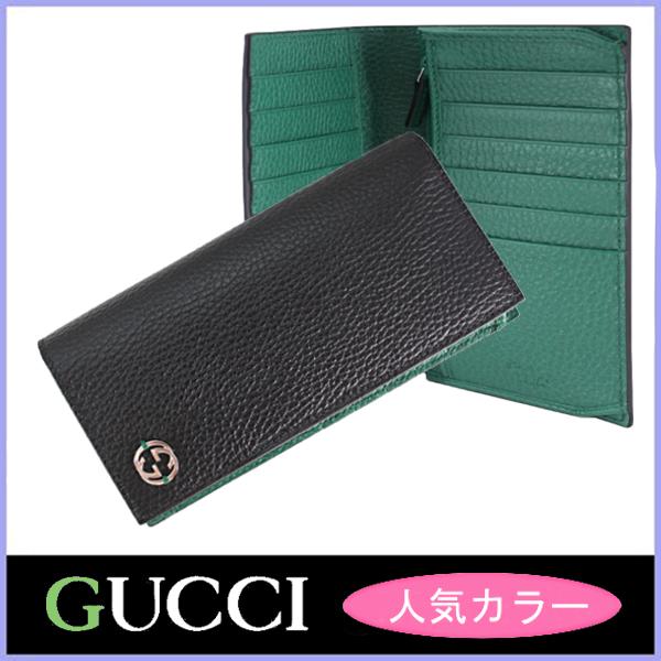 GUCCI グッチ 財布 長財布 メンズ長財布 新品 黒/ブラック GUCCI グッチ 財布 長財布 メンズ長財布 新品 黒/ブラック