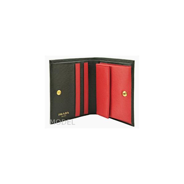 プラダ Prada 財布 二つ折り財布 黒 ブラック 赤 レッド 1mv4 アウトレット Buyee Buyee 日本の通販商品 オークションの入札サポート 購入サポートサービス