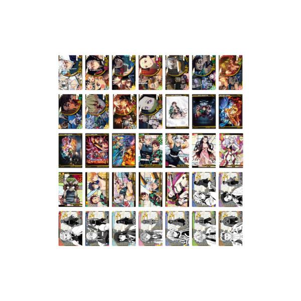 【鬼滅の刃 ウエハース６　全３５種】・新品未使用※パッケージ(袋)は３５枚お付けしますが中身の種類の確認の為、裏面下部を開封しております。※パッケージ(袋)は３種類ありますがランダムです。※ウエハースはお付けしません。パッケージ(袋)を除菌...