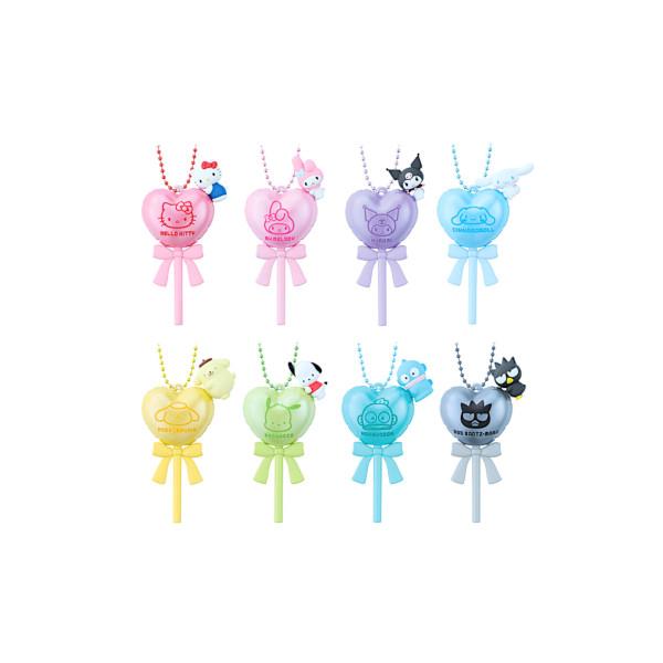 サンリオ サンリオキャラクターズ バルーンポップチャーム＆グミ 全８種  バンダイ　フルコンプ キャンディトイ　食玩