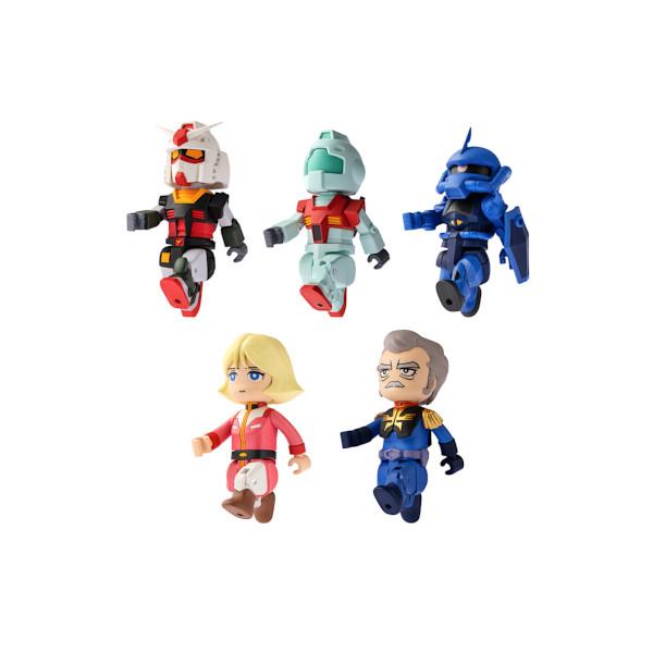 【bitlotガンダム２　全５種】　 　　★☆ラインナップ☆★●　ガンダム（リアルタイプカラー）●　ジム●　グフ●　セイラ・マス●　ランバ・ラル　　　　　　　　　　　　の　５種類です。・新品未使用・サイズ：本体　約60mm・各箱入り・各ガム...