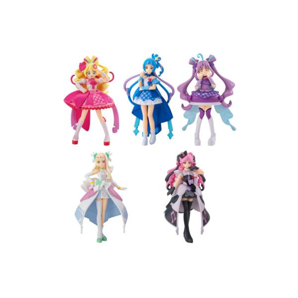 【キミとアイドルプリキュア♪　キューティーフィギュア　全５種】　 　　★☆ラインナップ☆★●　キュアアイドル●　キュアウインク●　キュアキュンキュン●　キュアズキューン●　キュアキッス　　　　　　　　　　　　の　５種類です。・新品未使用・サ...