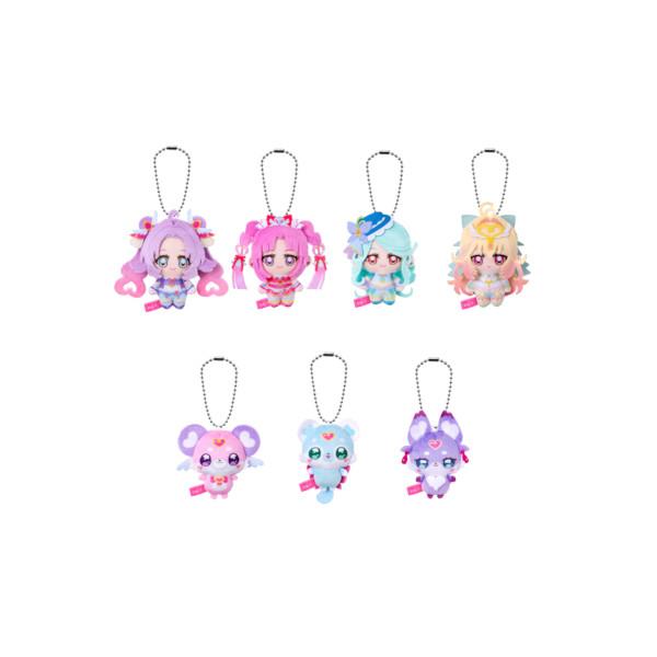 プリキュア 名探偵プリキュア！ ふわふわおでかけますこっと 全７種  バンダイ　コンプリート キャンディトイ　食玩