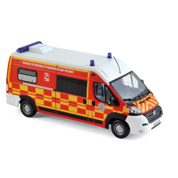 NOREV 1/43 (155924) CITROEN JUMPER 2013 "POMPIERS VSAV"@Wp[~}