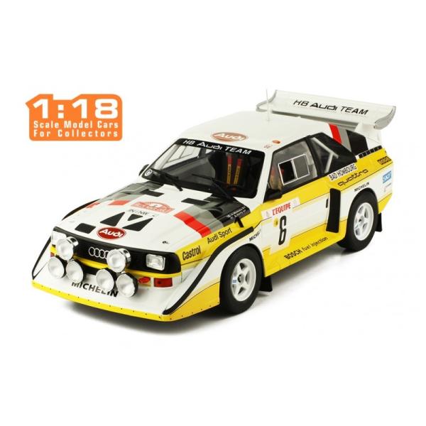 ixo models 1/18 (18RMC025B) AUDI SPORT Quattro S1 #6 Rally Monte-Carlo 1986
