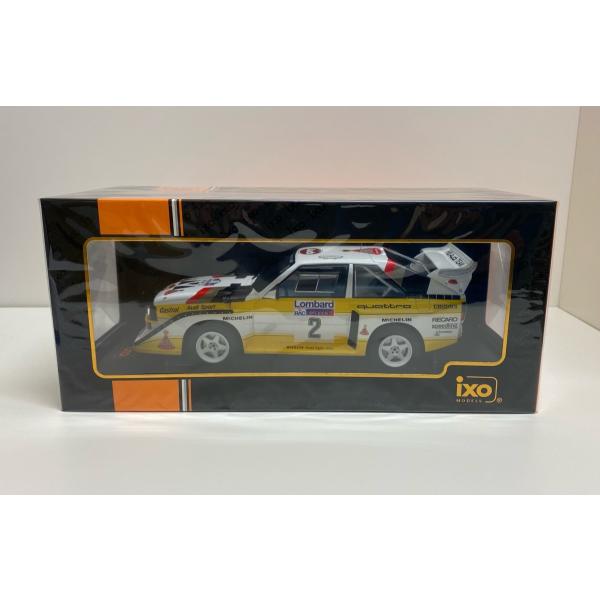 ixo models 1/18 (18RMC048A) Audi Sport Quattro S1 #2 RAC Rally 1985 H.Mikkola / A.Hertz