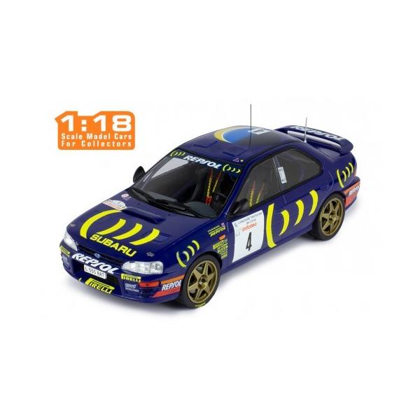ixo models 1/18 (18RMC063B) Subaru Impreza 555 #4 Tour De Corse 1995