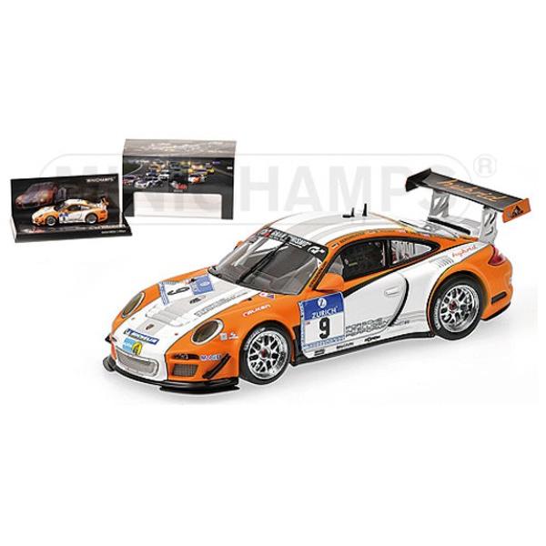 MINICHAMPS 1/43 (436108909) PORSCHE 911GT3�q Hybrid #9 VLN ADA 24h Nurburgring 2010