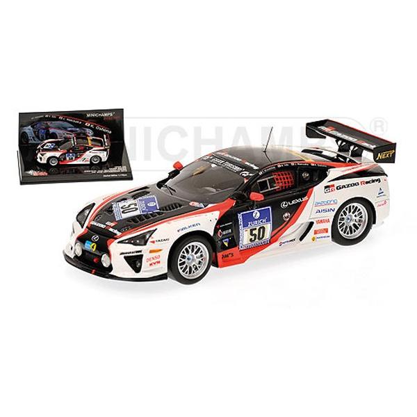 MINICHAMPS 1/43 (437101650) LEXUS LFA GAZOO RACING 24H NURBURGRING 2010 #50