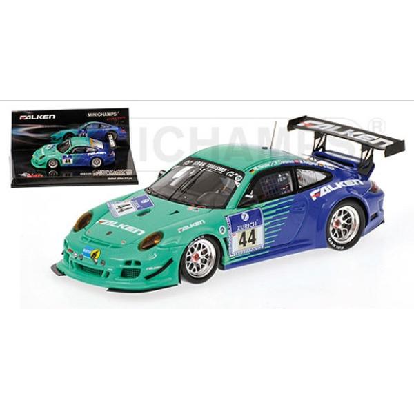 MINICHAMPS  1/43 (437 116144) Porsche 911 GT3R FALKEN MOTORSPORT VLN ADAC 24H Nurburgring 2011