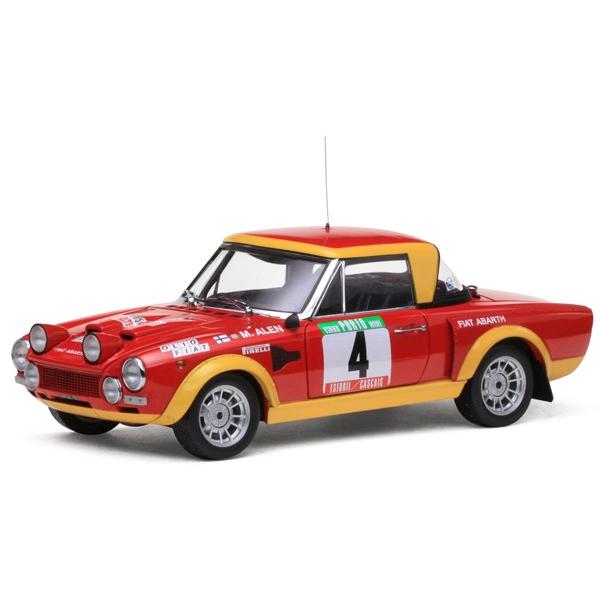 人気ブランドの新作 円 フィアット Sunstar 1 18 Red M Alen 4 Abarth 124 Fiat アバルト ダイキャストカー コンビニ受取対応商品 ミニカー サンスター 1975勝者 ポルトガル クラシックラリー 乗り物のおもちゃ s Fiat124abarth Rd