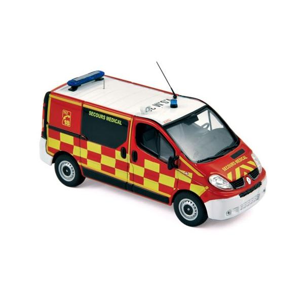 NOREV 1/43 (518010) Renault Trafic 2010 - Pompiers VSM