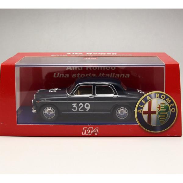 1/43@M4 ~jJ[ At@I @~bE~A*ALFAROMEO 1900 TI Mille Miglia 1954-Cornaggia Medici / Grassi