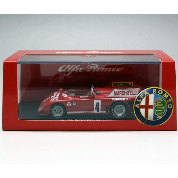1/43@M4 ~jJ[ At@I@*ALFAROMEO 33.3 TT 3 Targa Florio 1974