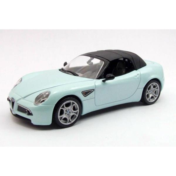 M4 1/43  ALFA ROMEO 8C SPYDER 2010 Azzurra con capotta / with roof