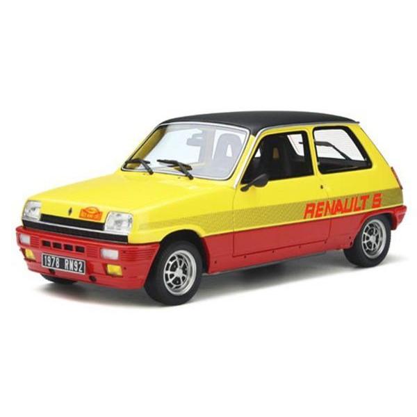 Otto mobile 1/18 (OT891) Renault 5 TS Monte Carlo <Yellow / Red>