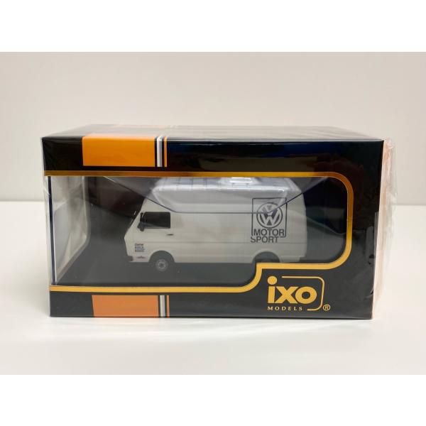 ixo models 1/43 (RAC286)  VOLKSWAGEN LT45 LWB Rally Assistance Van "VOLKSWAGEN MOTOR SPORT" White