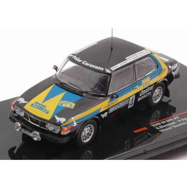 ixo models 1/43 (RAC299) Saab 99 EMS Rally Sweden 1977 #4 Blomqvist / Sylvan