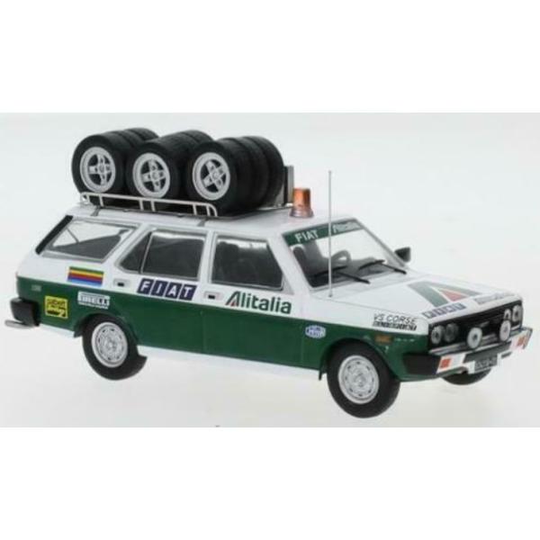 ixo models 1/43 (RAC305X) FIAT 131 Panorama Rally Assitance 1977 (Green)