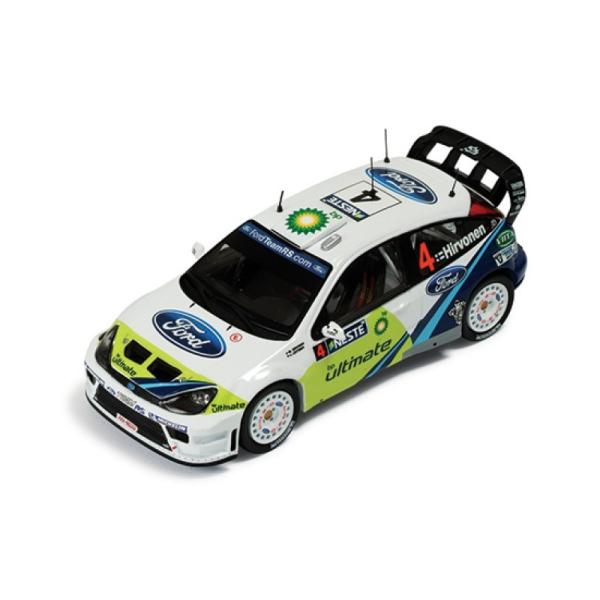 ixo models 1/43 (RAM204)  FORD FOCUS WRC #4 RALLY FINLAND 2005 M. HIRVONEN / J. LEHTINEN