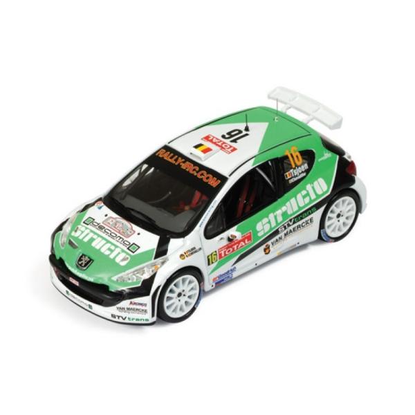 ixo models 1/43 (RAM387)  Peugeot 207 S2000 #16 4th IRC Ypres Rally 2009