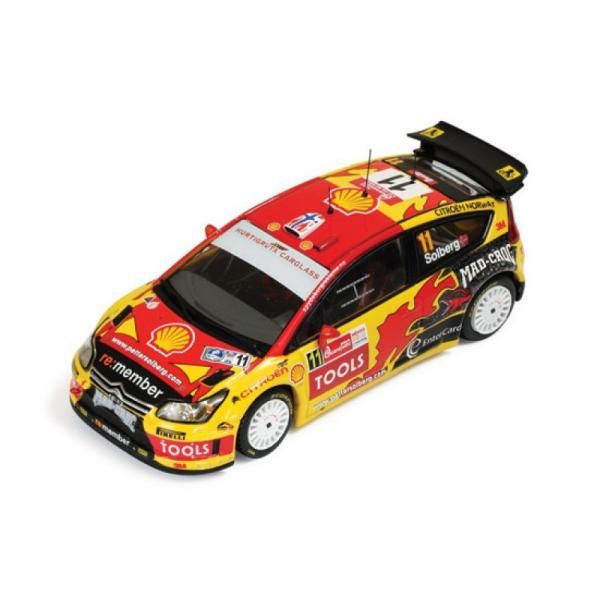 ixo models 1/43 (RAM413) CITROEN C4 WRC #11 2ND CORONA MEXICO RALLY 2010 P. SOLBERG / P. MILLS
