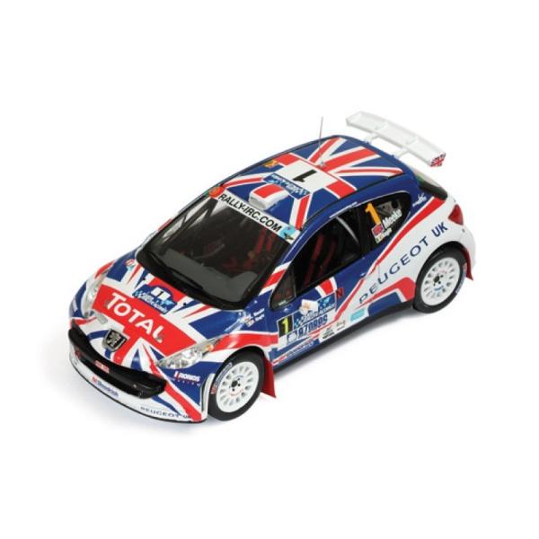 ixo models 1/43 (RAM442) Peugeot 207 S2000 #1 Winner Sata Rally Acores 2010