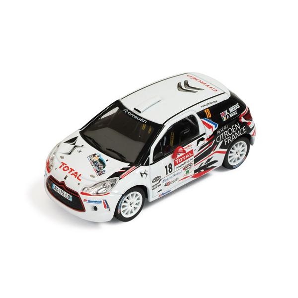 ixo models 1/43 (RAM458) Citroen DS3 R3 #18 Rally Mont-Blanc Morzine 2010