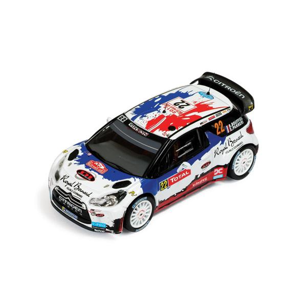 ixo models 1/43 (RAM544) Citroen DS3 WRC #22 Rally Monte Carlo 2013