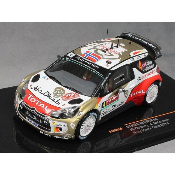 ixo models 1/43 (RAM566) Citroen DS3 WRC #4 Rally Monte-Carlo 2014