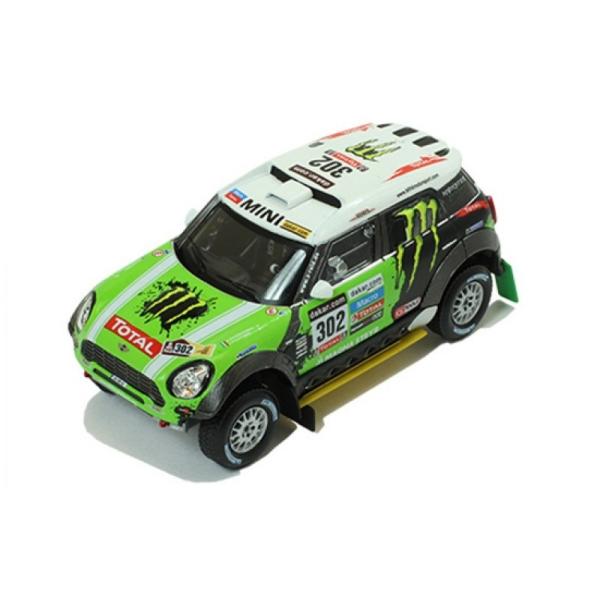 ixo models 1/43 (RAM574P) MINI ALL 4 RACING #302 WINNER DAKAR 2013 S.PETERHANSEL / J.P.COTTRET