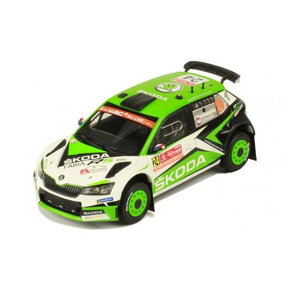 ixo models 1/43 (RAM717)  SKODA FABIA R5 EVO #24 RALLY PORTUGAL 2019 J. KOPECKY / P. DESLER