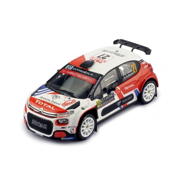 ixo models 1/43 (RAM747)  CITROEN C3 R5 #27 RALLYE MONTE-CARLO 2020 E. CAMILLI / F-X. BURESI