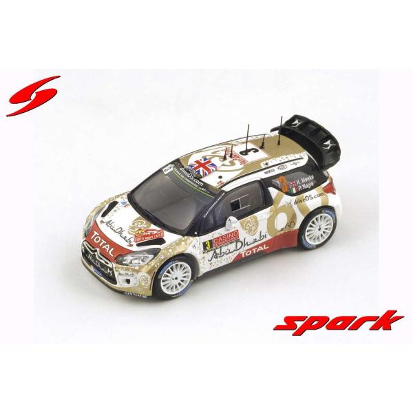 Spark 1/43 (S4503) Citroen DS3 WRC #3 10th Monte Carlo 2015 Citroen Total Abu Dhabi WRT