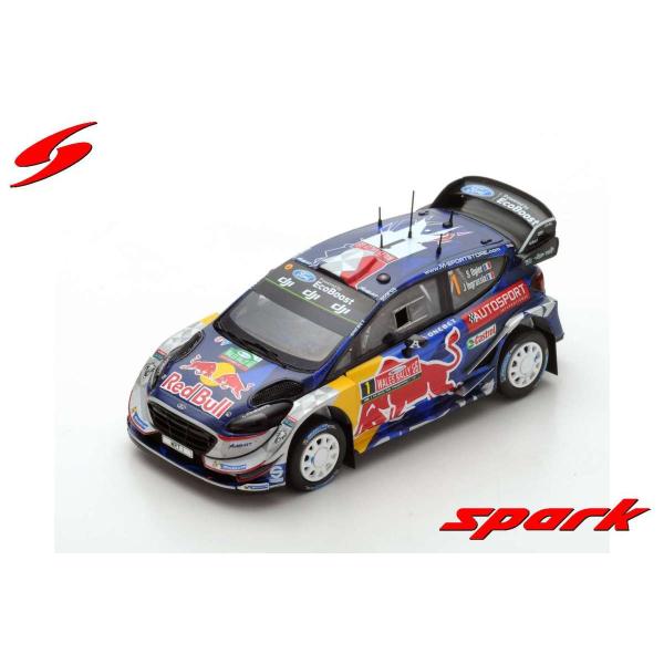 Spark 1/43 (S5175) Ford Fiesta WRC #1 3rd Rally Great Britian 2017