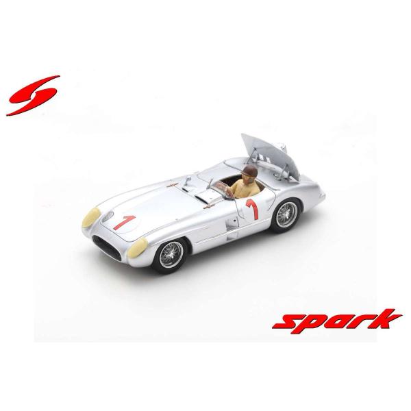 Spark 1/43 (S5858) Mercedes Benz 300SLR #1 Winner Kristianstad GP 1955