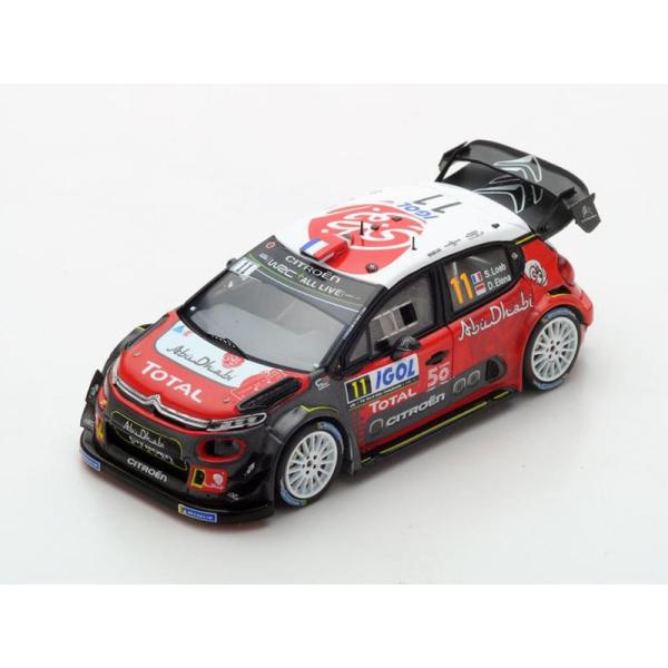 Spark 1/43 (S5969) Citroen C3 WRC Citroen Total Abu Dhabi WRT #11 Rally Tour de Corse 2018