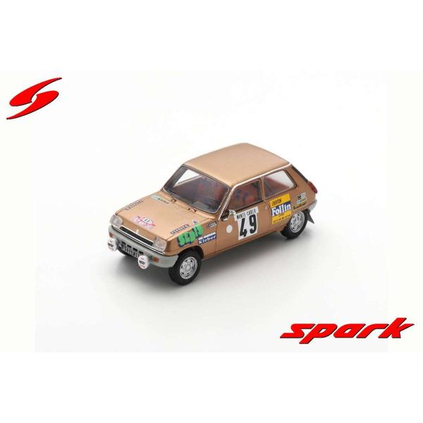 Spark 1/43 (S6019) Renault 5 LS #49 Monte Carlo Rally 1975