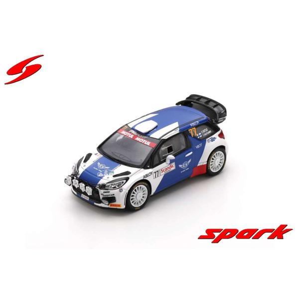 Spark 1/43 (S6566) Citroen DS3 WRC #77 Arctic Lapland Rally 2020