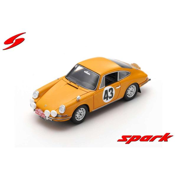 Spark 1/43 (S6605) Porsche 911S #43 Rally Monte Carlo 1967