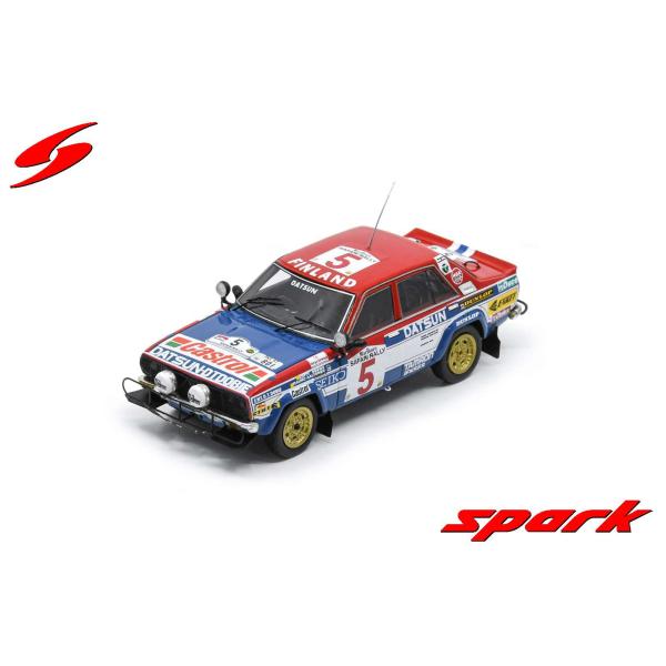 スパーク 1/43 ニッサン ダットサン バイオレット GT ラリー サファリ スパーク 1/43 ダットサン バイオレット GT サファリ ラリー