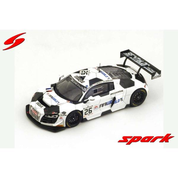 Spark 1/43 (SB074) AUDI R8 LMS ULTRA #26 4TH SAINTELOC RACING 24h of SPA 2014