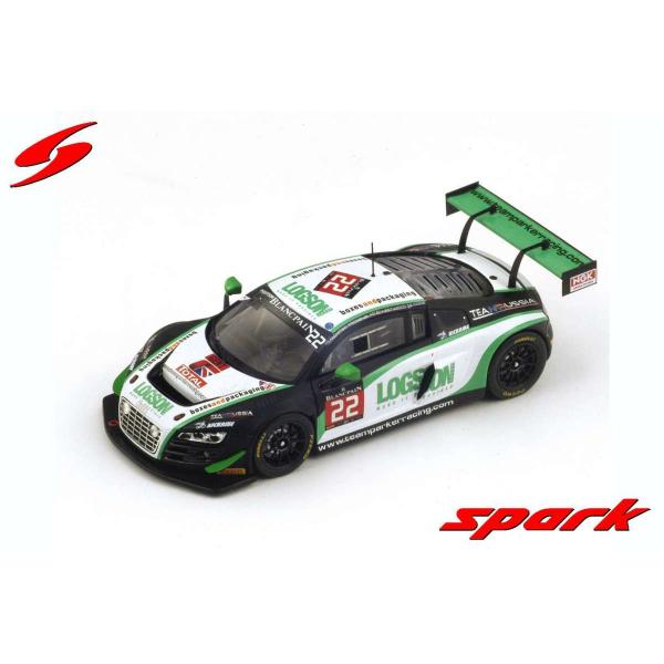Spark 1/43 (SB082) AUDI R8 LMS ULTRA #22 GTR TEAM PARKER RACING 2nd 24h of SPA 2014