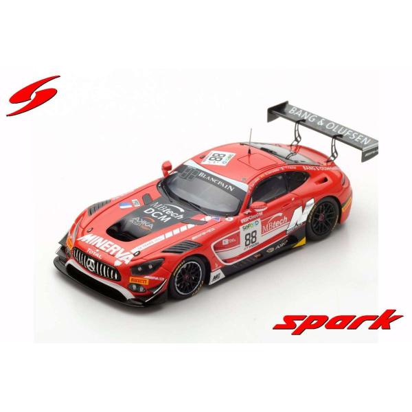 Spark 1/43 (SB160) Mercedes-AMG GT3 #88 AKKA ASP  24H Spa 2017
