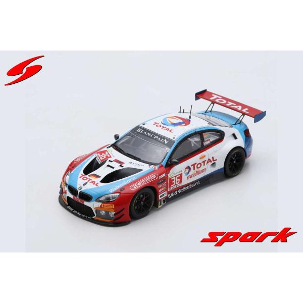 Spark 1/43 (SB224) BMW M6 GT3 #36 Walkenhorst Motorsport 24H SPA 2018