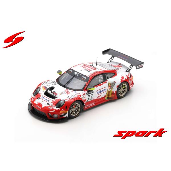 スパークモデル Spark 1/43 (SB376) Porsche 911 GT3 R #22 Frikadelli