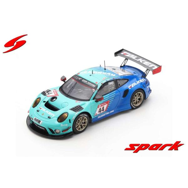 Spark 1/43 (SG689) Porsche 911 GT3R #44 Falken Motorsports 24h Nurburgring 2020