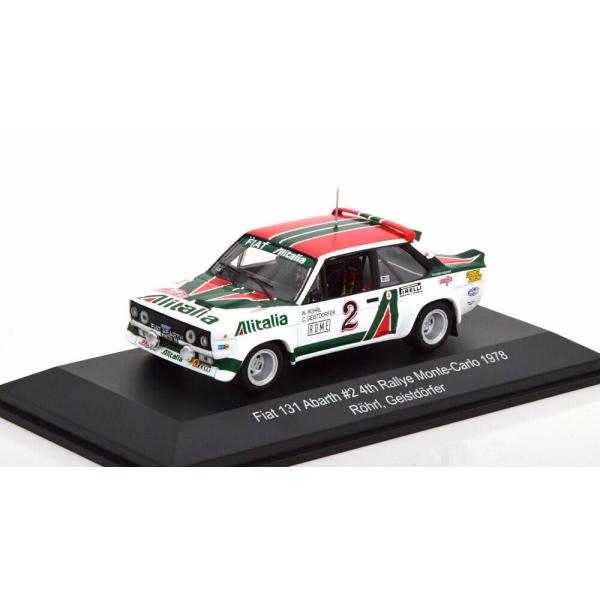 CMRiClassic Model REPLICARSj1/43 (WRC013) Fiat 131 Abarth #2 4th Rally Monte Carlo 1978 Rohrl/Geistdorfer